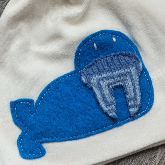 CATE & LEVI Organic Hat - Baby - Made in Canada NEW NWT  Walrus - Picture 4 of 9